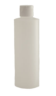 8oz - Plastic Bottles HDPE Cylinders - Click Image to Close