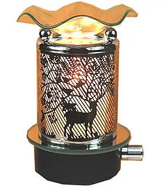 (image for) Deer Metal Frosted Plug-in Oil Burner #PI84061SI