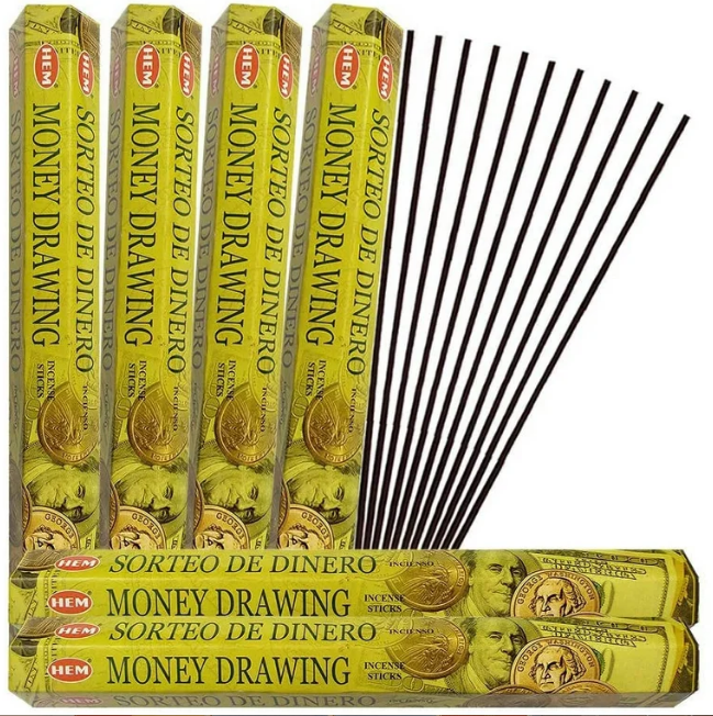 (image for) HEM Money Drawing 20 gm Incense Sticks