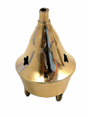 (image for) 2 inch : Brass Cone Holder