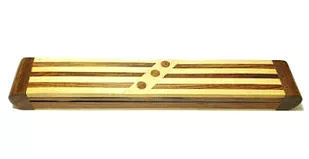 (image for) Natural Flat Stripe Coffin Incense Box