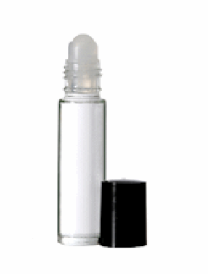 1/3 oz Roll On Bottles Clear [Flint Color] - Click Image to Close
