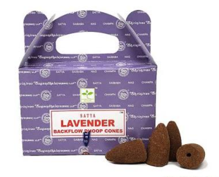 (image for) Satya Lavender Backflow Cones